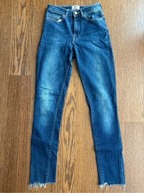 Acne Skinny Jeans in Dark Blue Denim